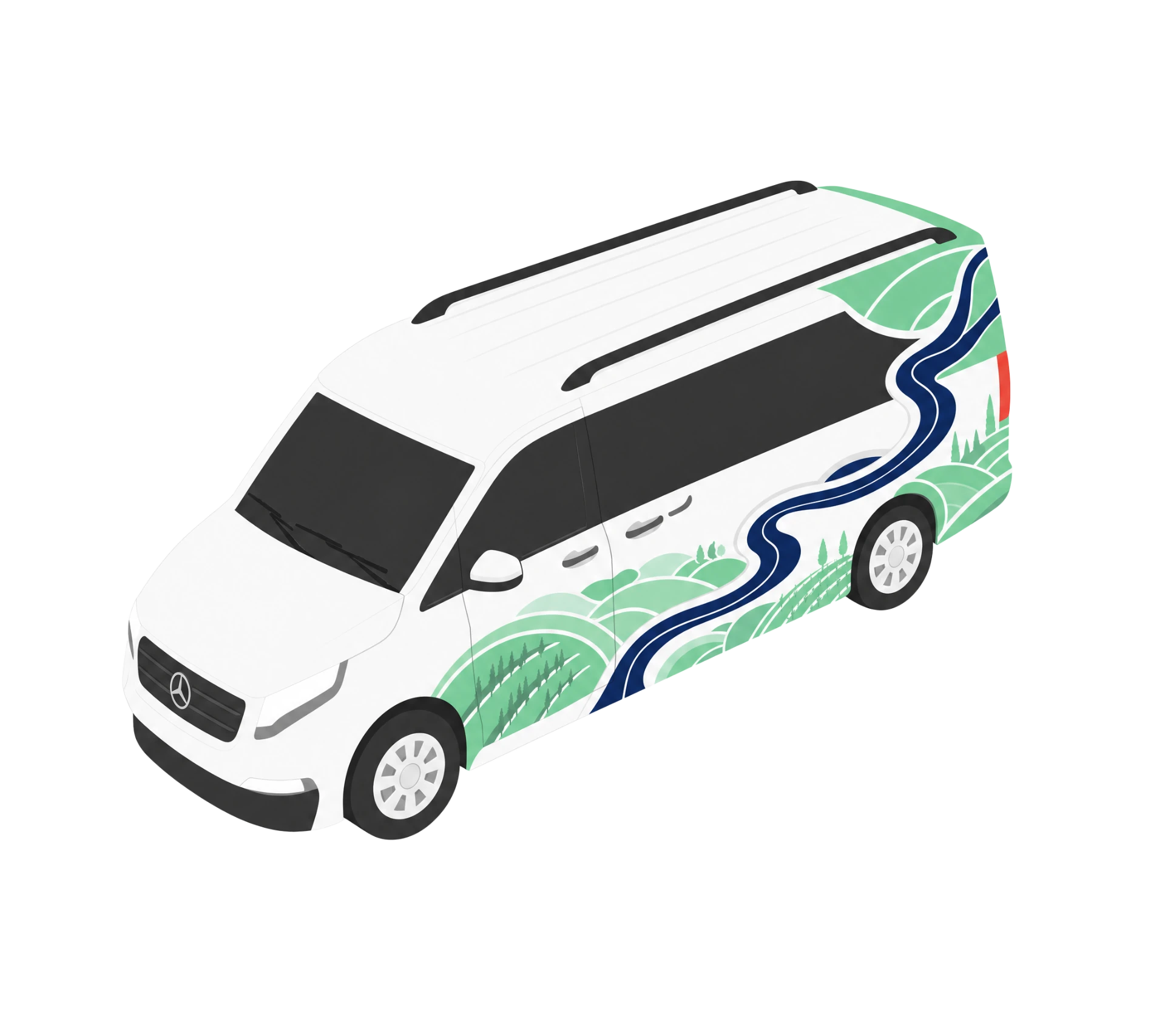 Rufbus im Design von Saalekreis mobil